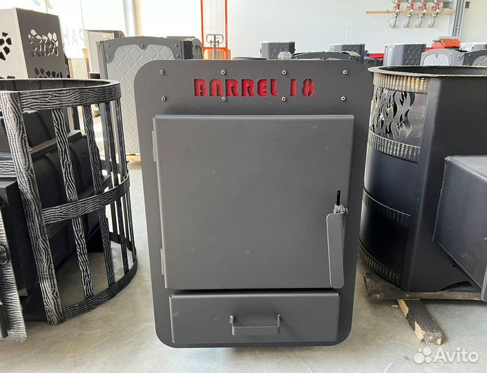 Печь для бани банная печь Barrel 18