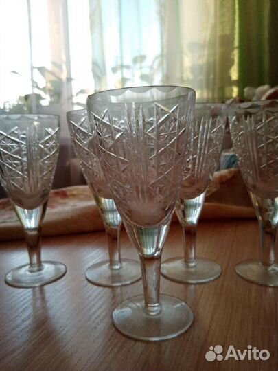 Хрустальные рюмки СССР