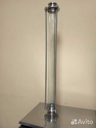 Царга стеклянная 50см, кламп 1,5 дюйма