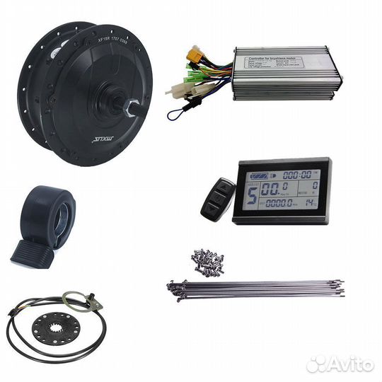 Комплект 48В 500Вт для электровелосипеда без акб