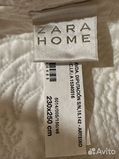 Плед покрывало zara home