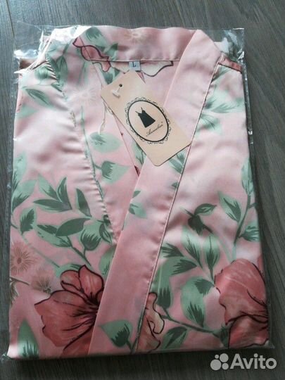 Новый халат искусственный шелк 44-50