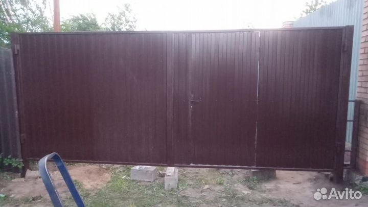 Откатные ворота под ключ