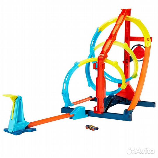 Hot Wheels Конструктор Трасс Автотрек Спираль