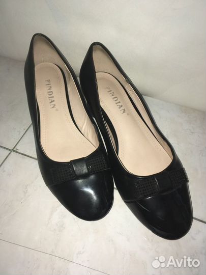 Туфли женские 38 размер черные