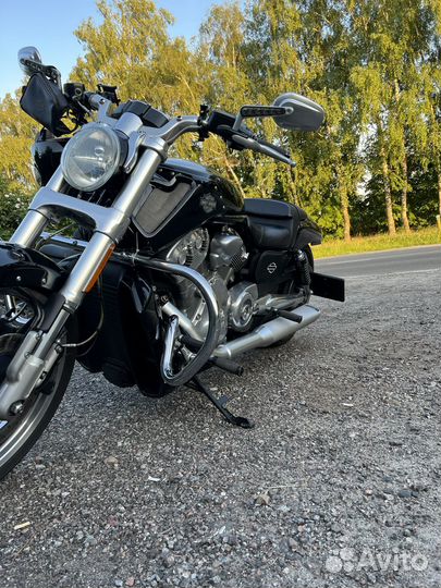 Harley davidson v rod muscle выхлоп vance hines