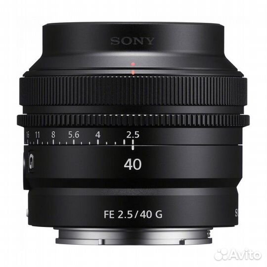 Объектив Sony FE 40mm f/2.5 G (SEL40F25G), черный