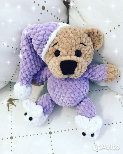 Мишка вязанный