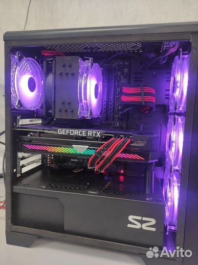 Игровой пк i7-11700,Rtx 3060ti Rog strix, 32 gb