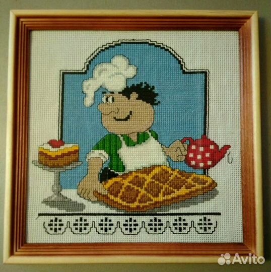 Вышитая картина ручной работы