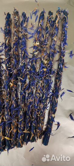 Свечи восковые василёк