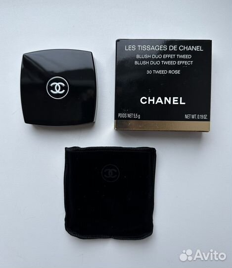 Chanel румяна пудра 30 tweed rose