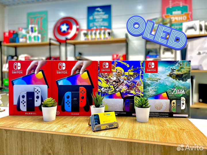 Nintendo switch oled 256GB игры +прошитая + онлайн