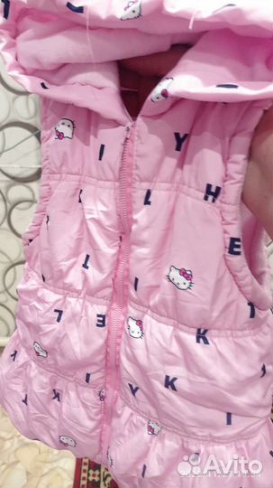 Безрукавка для девочки4-6лет