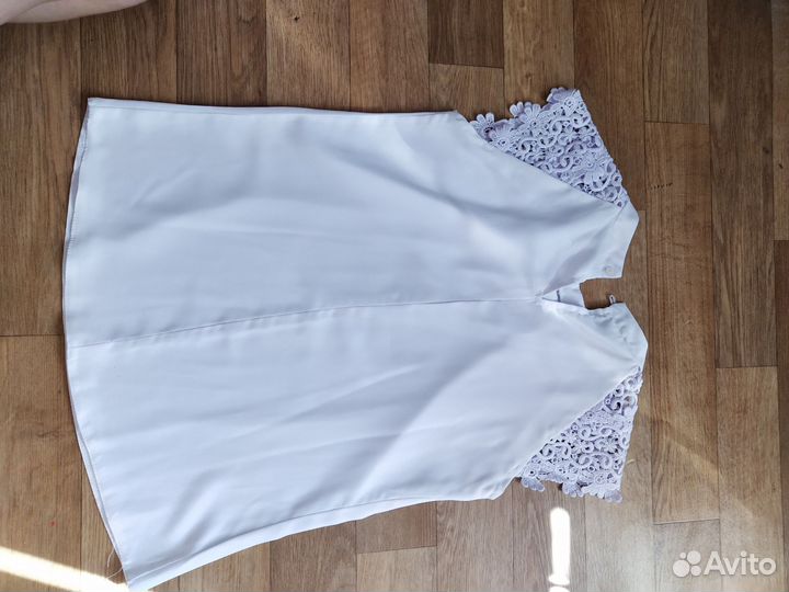 Блузка белая школьная 152