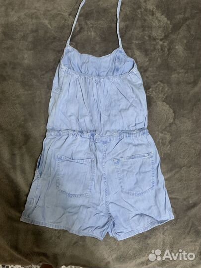 Джинсовый комбинезон женский