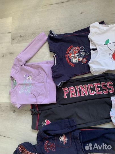 Детские вещи пакетом для девочки 104