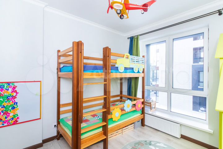 2-к. квартира, 57,6 м², 3/9 эт.