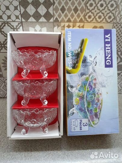 Посуда цветное стекло СССР Винтаж