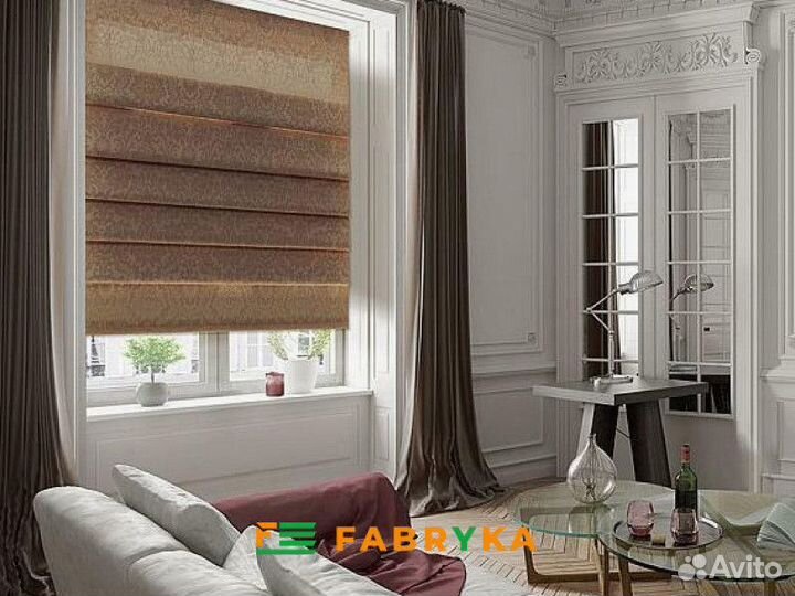 Римские шторы в спальню