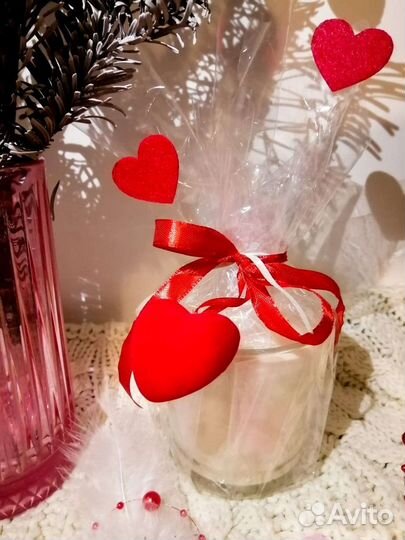 Ароматическая свеча из натурального воска