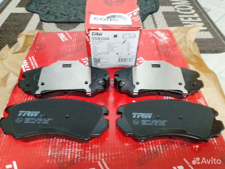 Тормозные колодки на hyundai, kia