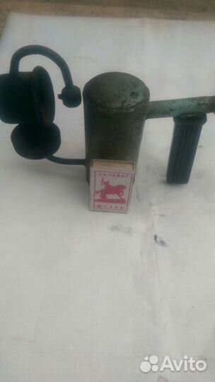 Старинная мини паяльная лампа
