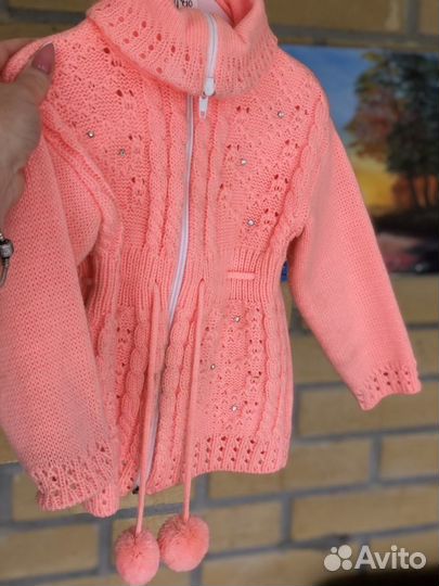 Кофта для девочки 86 см