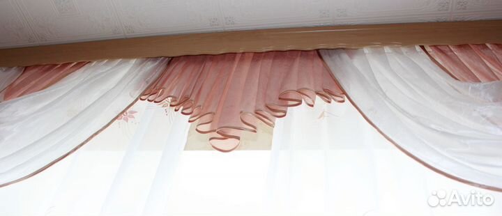 Ламбрекен 3,6м и багет для карниза