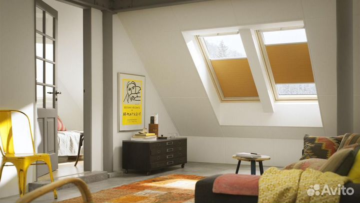 Жалюзи на мансардные окна