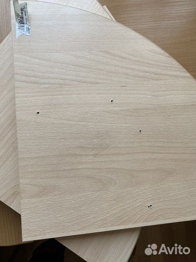 Деревянная полка угловая