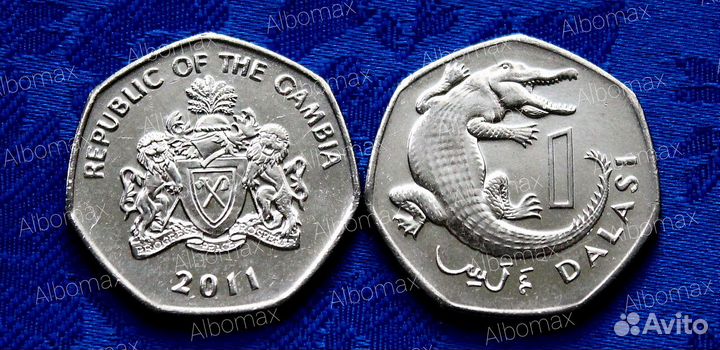 Монеты Африки - Юар,Ангола,Алжир,Гамбия,Ц А Р