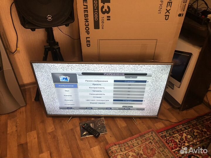 LCD TV dexp 43 дюйма FullHD разрешения