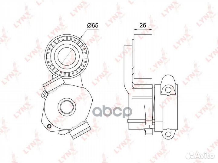 Натяжитель ремня PSA/fiat jumper/boxer/ducato 0