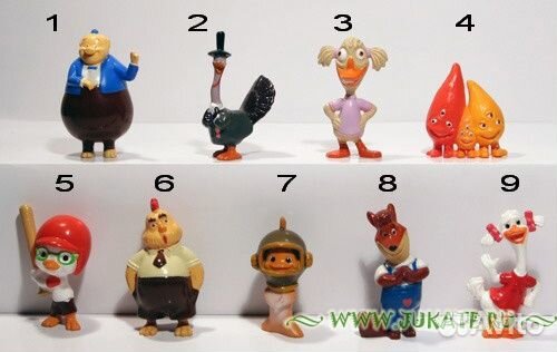 Серии игрушек Ландрин Дисней Цыпа,обезьяна,пираты