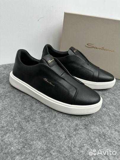 Слипоны мужские santoni