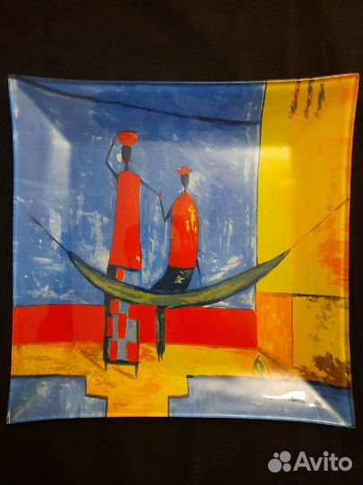 Два блюда Египет стеклянные