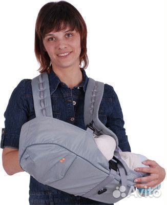 Рюкзак-кенгуру BabyActive Simple, серый, Чудо-Чадо