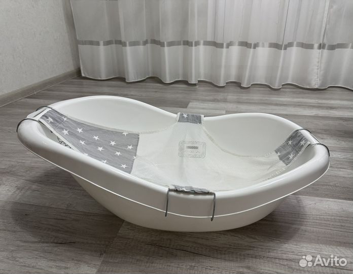 Ванночка для купания с термометром + гамак