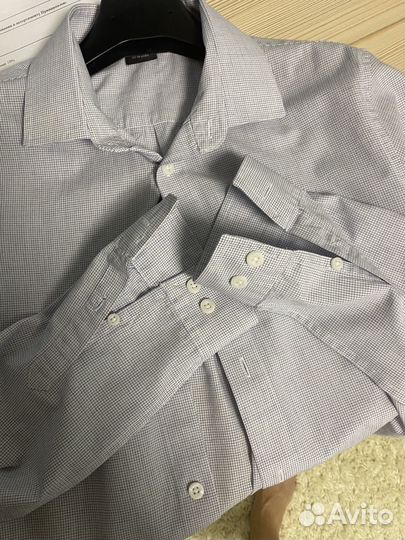 Рубашка школьная на мальчика 164