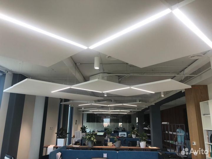 Светильник потолочный светодиодный линейный 20 Вт