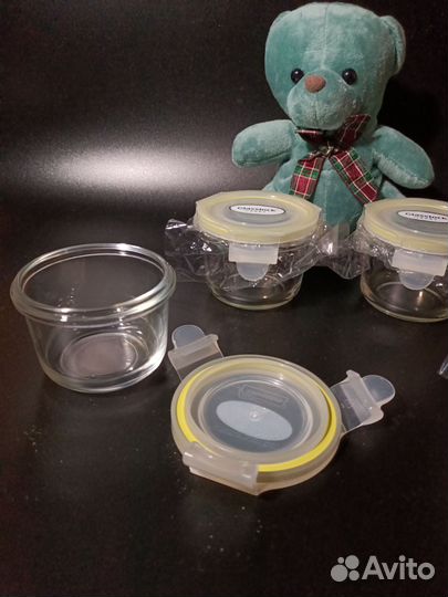 Glasslock Baby: Корейский набор контейнеров 165 мл