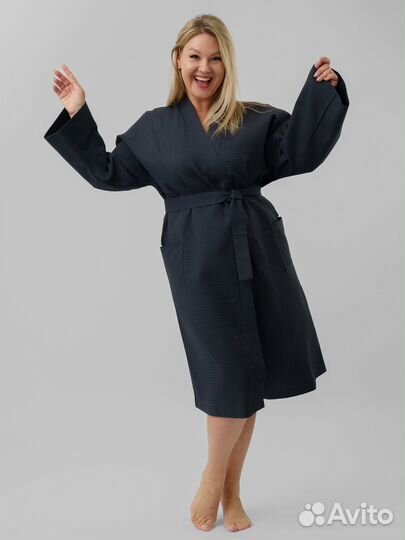 Халат банный вафельный Артикул 217 - 214