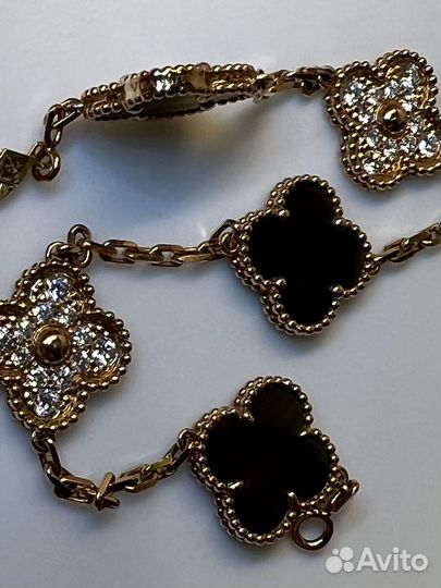 Золотой браслет Alhambra