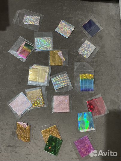 Слайдеры и фольга для дизайна ногтей