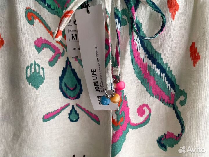 Новые льняные шорты Zara