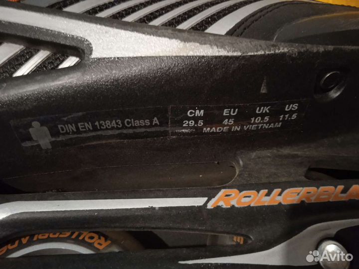 Ролики Rollerblade мужские 45 размер