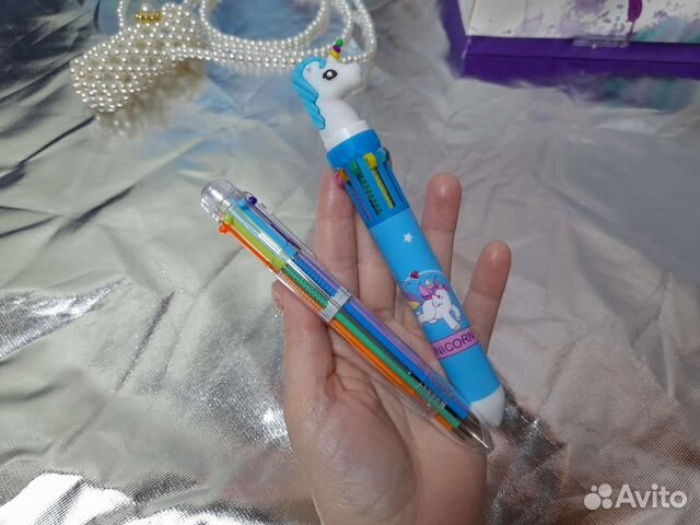 Шариковая ручка Единорог, 10 цветов