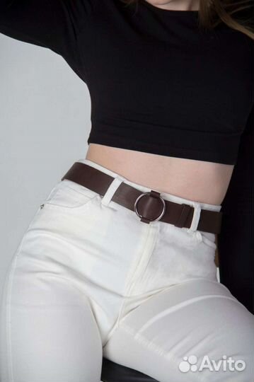 Ремень женский кожаный