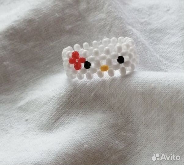 Кольцо из японского бисера